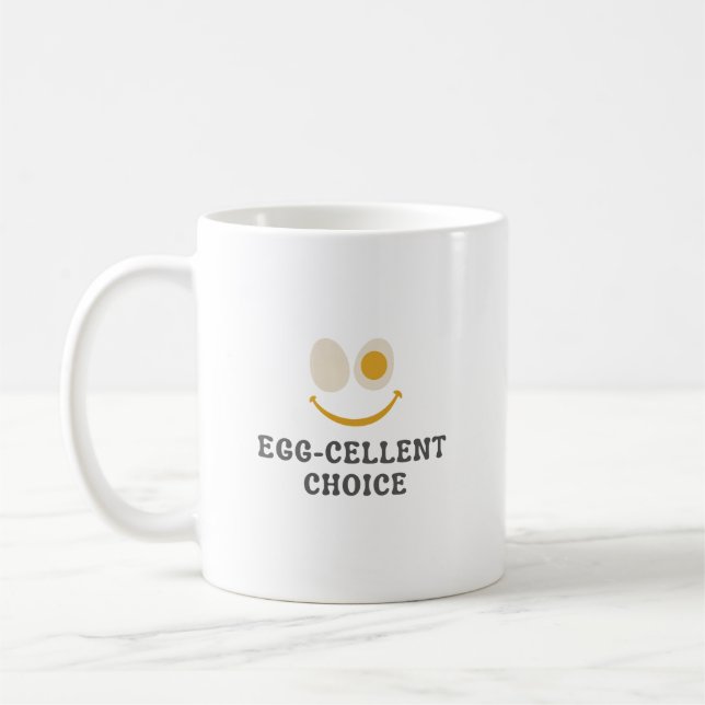 Ägg-Excellent Val Äckande Morgonkaffekopp Kaffemugg (Vänster)