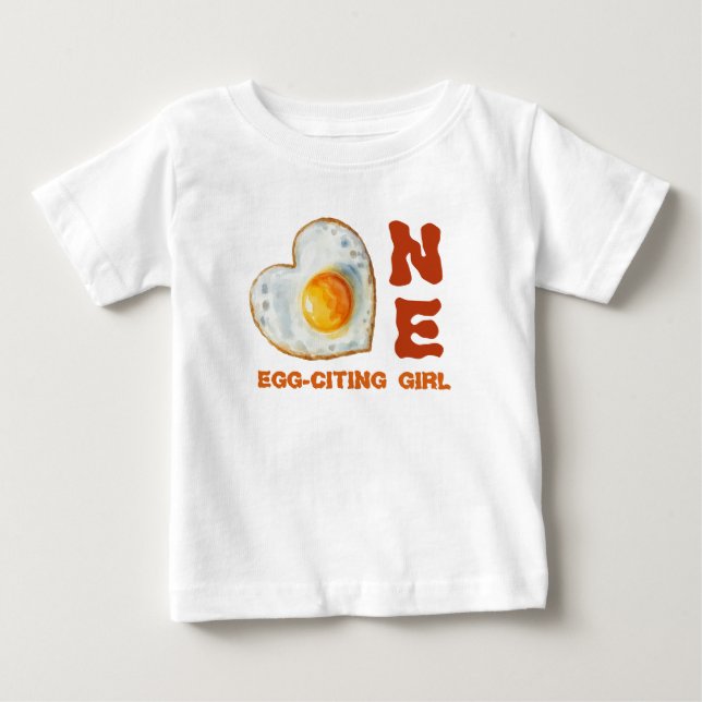 ÄGG-EXCITERANDE GRILLNING BABY FÖDELSEDAG T SHIRT (Framsida)