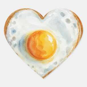 ÄGG-EXTRA BBq BABBE FÖDELSEDAG Hjärtformat Klistermärke