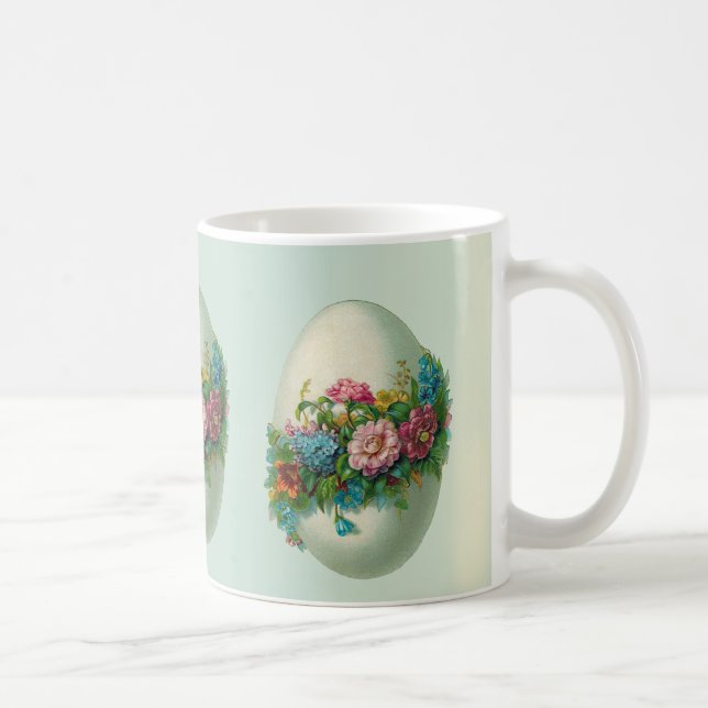 Ägg för Victorianpåskblomma! Kaffemugg (Höger)