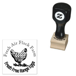 Ägg från frigående gårdar stämpel