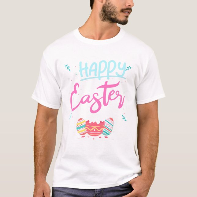 Ägg från glad påsk-dagen t shirt (Framsida)