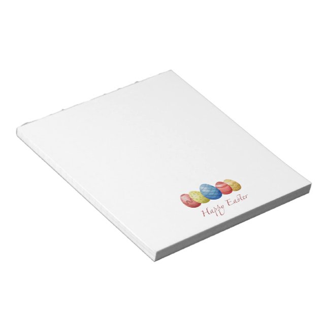 Ägg från glad påsk Magnetic Anteckningsblock (Vinklad)
