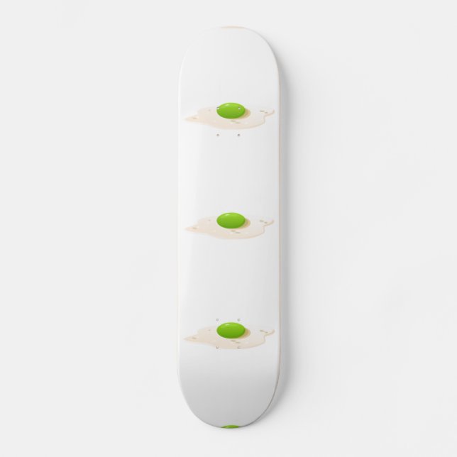 Ägg från Glitch Food grönt Skateboard Bräda 20,5 Cm (Framsida)