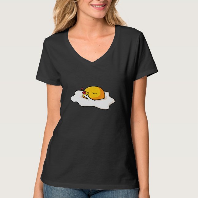 Ägg från Kärlek, ynka, torkade ägg nr Soft Egg T Shirt (Framsida)