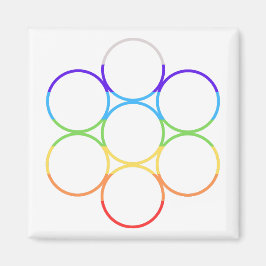 Ägg från Life Chakra Square Magnet