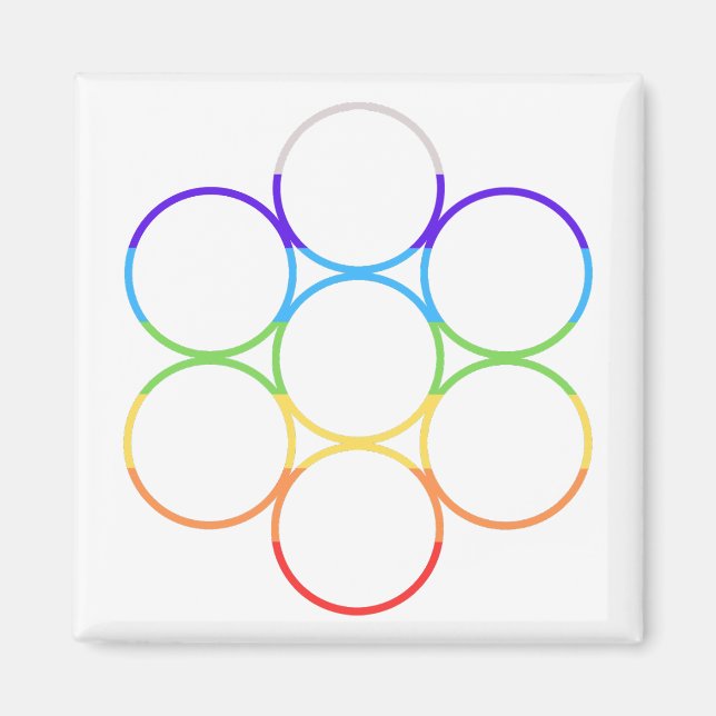 Ägg från Life Chakra Square Magnet (Framsidan)