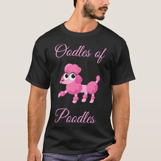 Ägg från Pudel Cute Rosa Pudel T Shirt (Framsida)