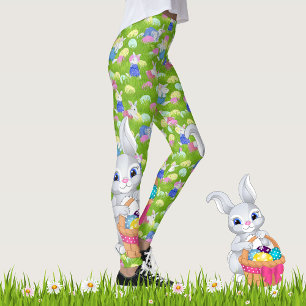 Ägg från sötad Påskhare Basket Leggings