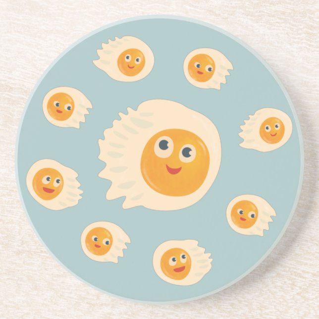 Ägg, grå matälsungar underlägg (Framsidan)