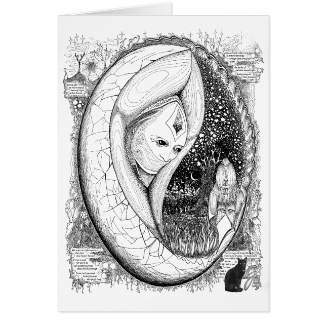 Ägg Hälsningskort (Framsidan)