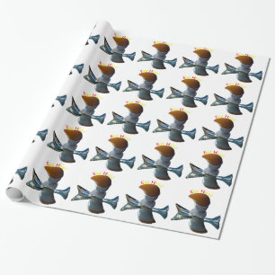 Ägg Huvud Särpräglade Design Presentpapper