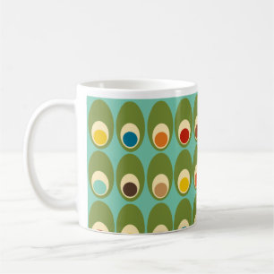 Ägg i mitten av seklets moderna stil kaffemugg