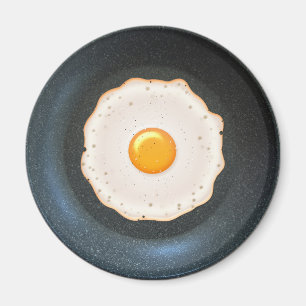Ägg i Pan - Magnet för kylskåp