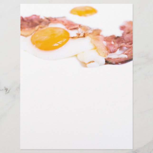 Ägg med bacon, torkade reklamblad (Framsidan)