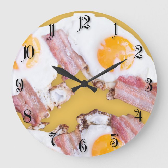 Ägg med bacon, torkade stor klocka (Framsida)
