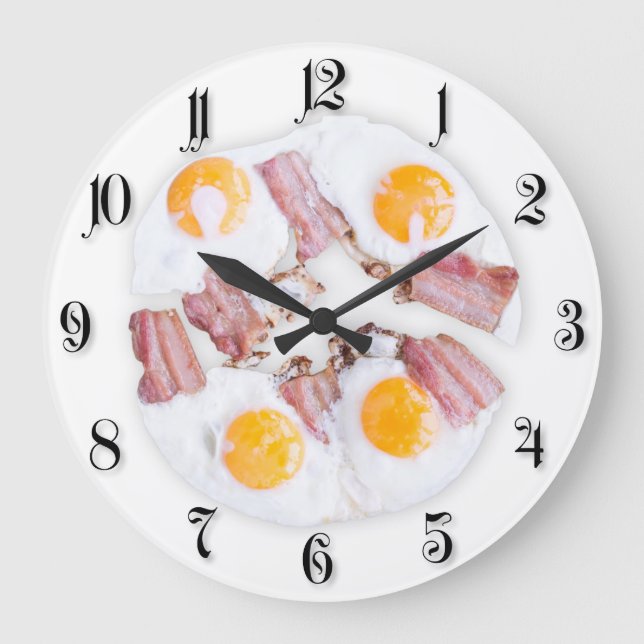 Ägg med bacon, torkade stor klocka (Framsida)