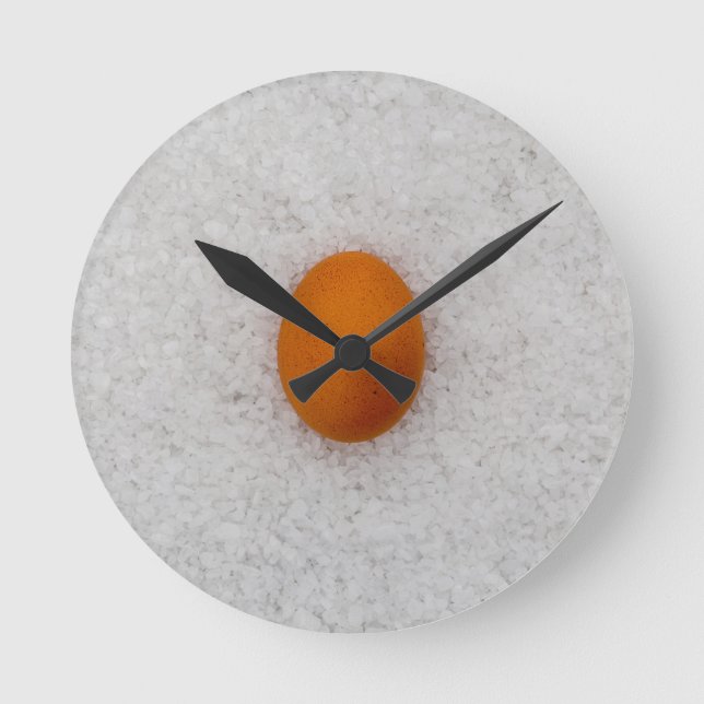 Ägg med salt rund klocka (Framsida)