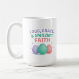 Ägg, nåd & fantastisk tro påsk 2026 kaffemugg