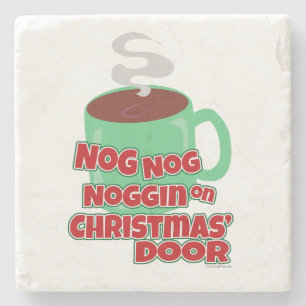 Ägg Noggin på juldörr Underlägg Sten