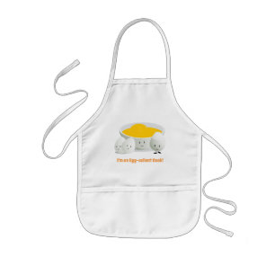 Ägg och äggula Kids Apron Barnförkläde