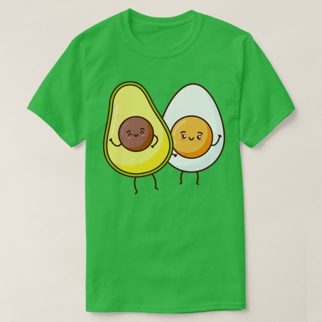 Ägg och avokado 2 t shirt (Design framsida)