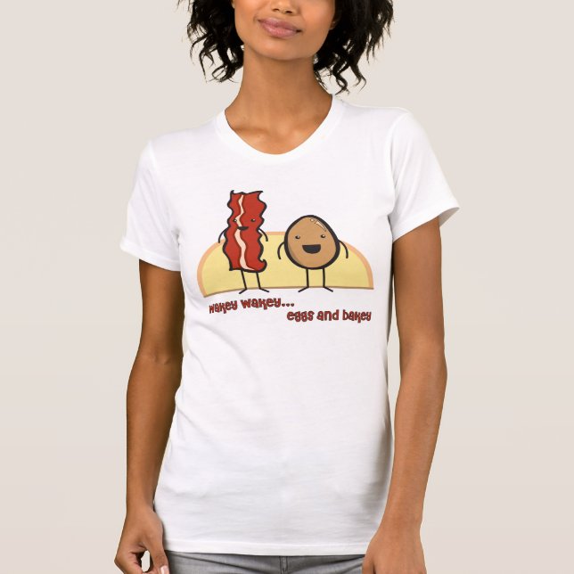Ägg och Bakey Tee Shirt (Framsida)