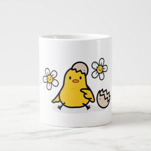 Ägg och Chick Jumbo Mugg