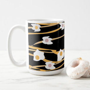 Ägg och nudlar Middagsmönster Kaffemugg