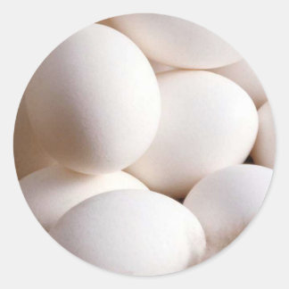 Ägg Runt Klistermärke
