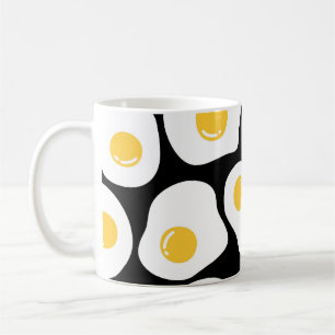Ägg som är fördärvade: Quirky Vintage. Kaffemugg