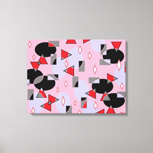 Ägg som har skrotats canvastryck (Framsida)