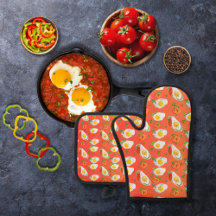 Ägg, torkade, med rödorange av ringpaprika