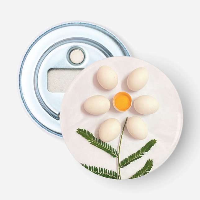Ägg Yolk Flower Flasköppnare (Framsidan)
