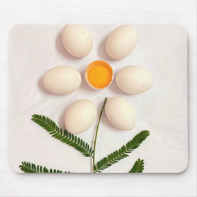 Ägg Yolk Flower Musmatta (Framsidan)