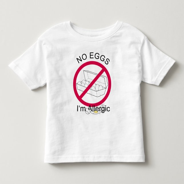 Äggallergi Tee Shirt (Framsida)