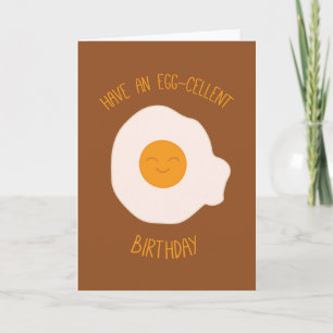 Äggcellent Birthday Kort