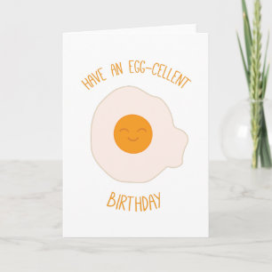 Äggcellent Birthday Kort