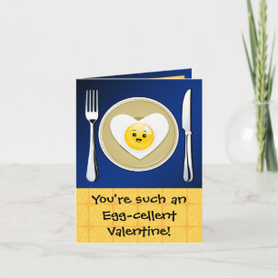 Äggcellent Kawaii Valentine Helgkort