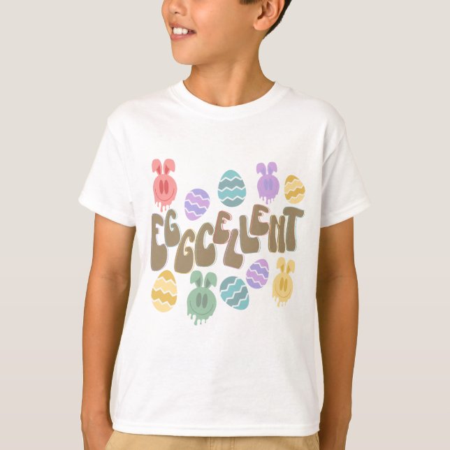 Äggcellent - Påsk T Shirt (Framsida)