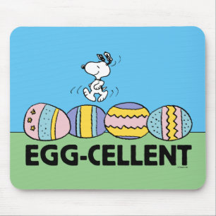 Äggcellent Snoopy Påsk Musmatta