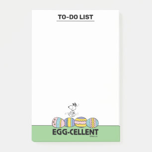 Äggcellent Snoopy Påsk Post-it Block