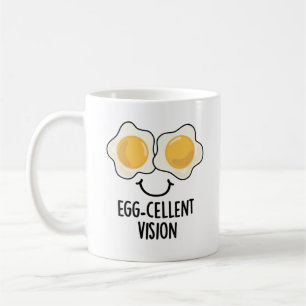 Äggcellent Vision Funny Egg Pun Kaffemugg