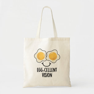 Äggcellent Vision Funny Egg Pun Tygkasse