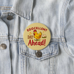 Äggcellsdag Ahead Funny Chicken Farm Knapp