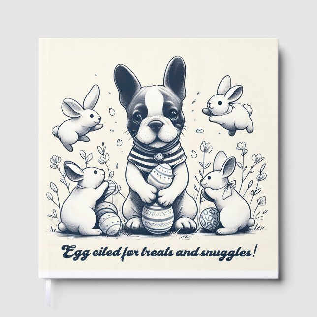 Äggciterade för treat och snuggel! gästböcker (Framsida)