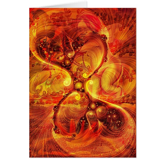 aggels tänder hälsningskort (Framsidan)