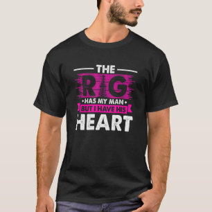 Aggen har min man, men jag har hans hjärtdesign t shirt