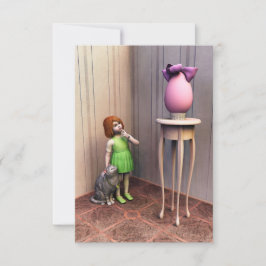 Äggen (version med liten flicka) meddelande