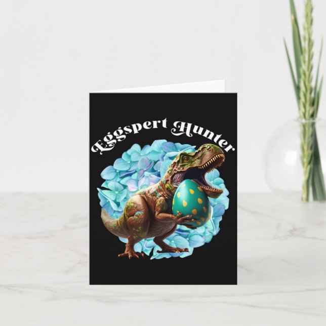 ÄggExpertsjägare Påskäggsjakt Illustration Kort (Framsida)
